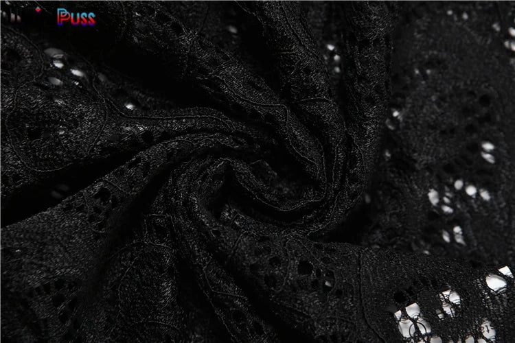 Weird Puss Lace v-Neck See-Through Rompers Woman Summer Sexy Thin Solid Sleeveless Low-Neck Stretch Peach Hip Skinny Playsuit