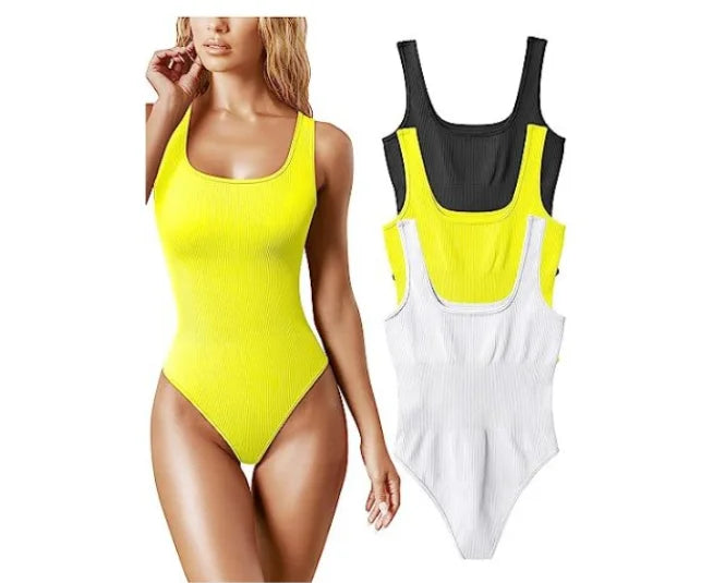 summer solid sexy bodycon women bodysuits female Knit slim casual bodysuit chic lady club short playsuits femme