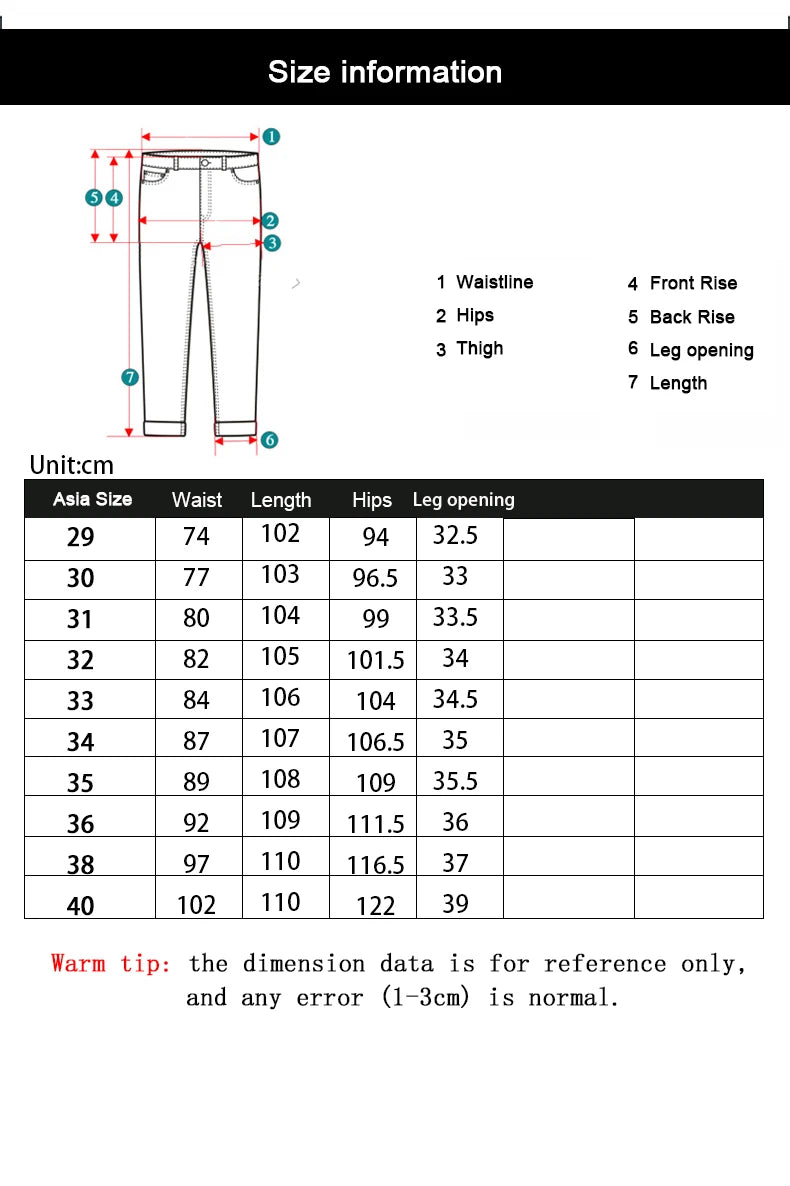 2024 Spring/Summer Men's Comfortable and Versatile Breathable Slim fit denim pants in three colors: straight leg thin pants