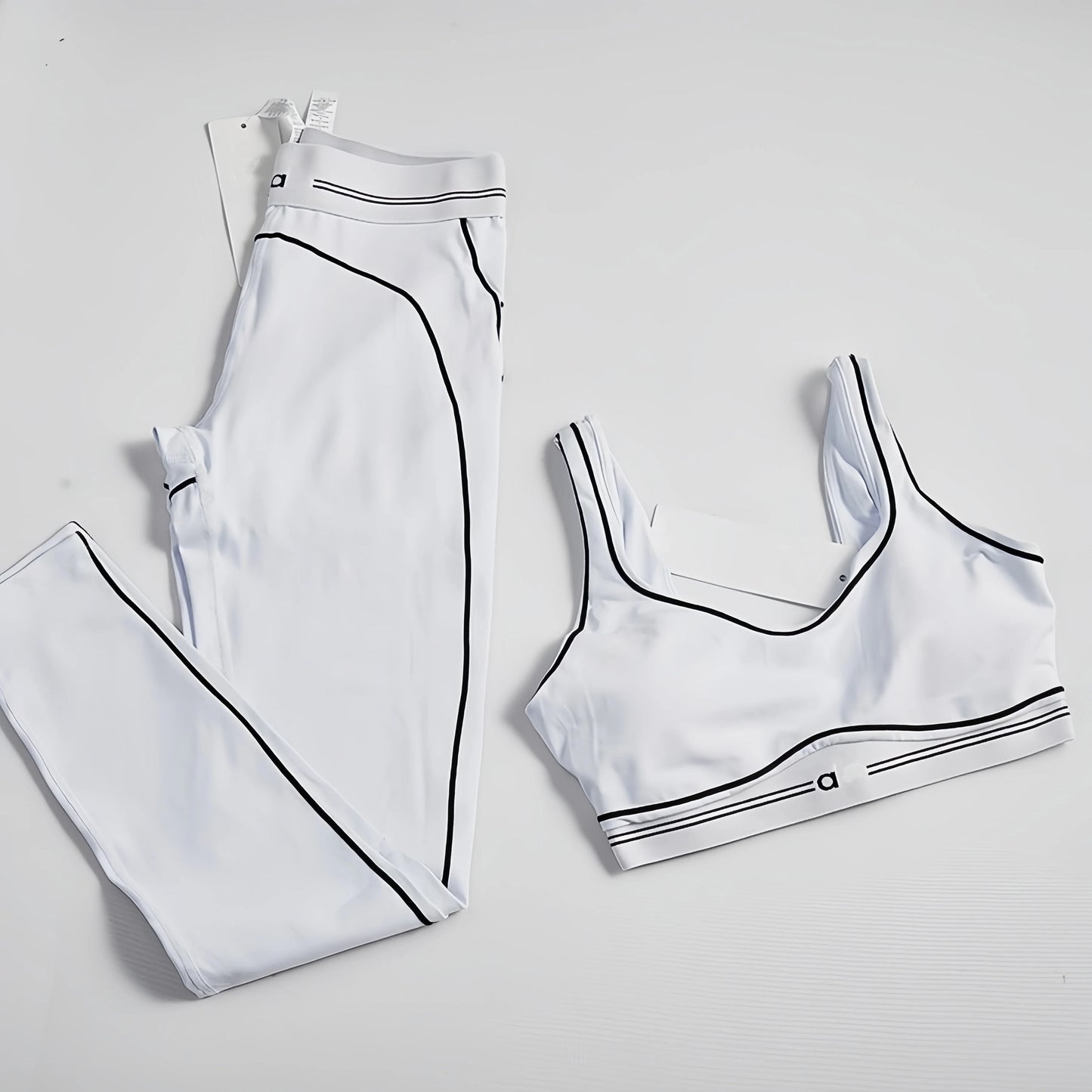 2025 Summer New Women's High Quality Fabric Elastic Breathable Tank Top and Pants Two Piece Set