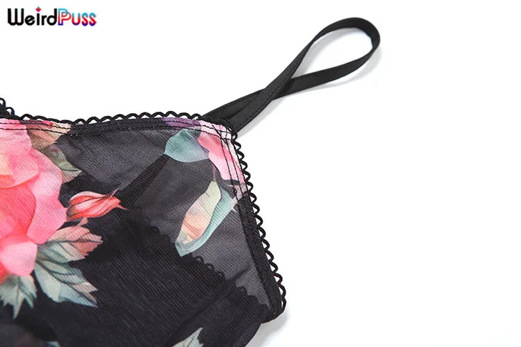 Weird Puss Summer Sheer Women 2Piece Set Side Split Slim Long Skirt+V Neck Camisole Ladies Sexy Vacation Party Matching Suits