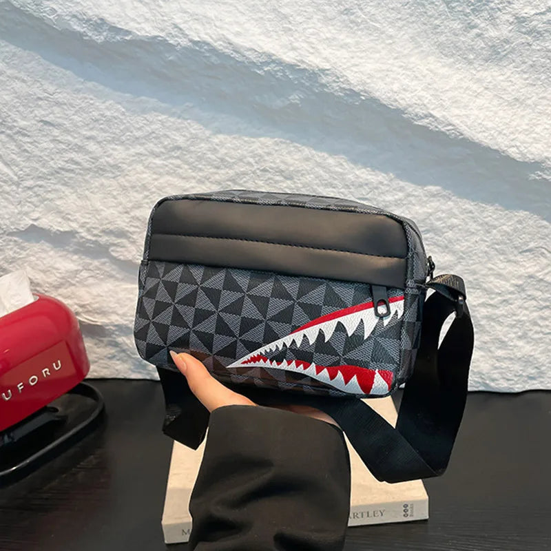 Creative Shark Mouth Crossbody Bag Large Capacity Coin Purse Phone Bag