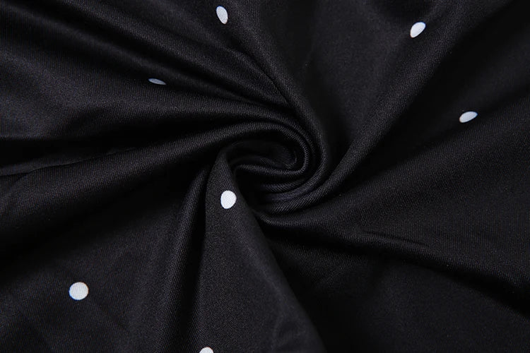 Weird Puss Polka Dot Print Tank Tops Women V-Neck Halter Lace-Up Backless Sleeveless Skinny Sexy Daily Street Summer Basic Vest