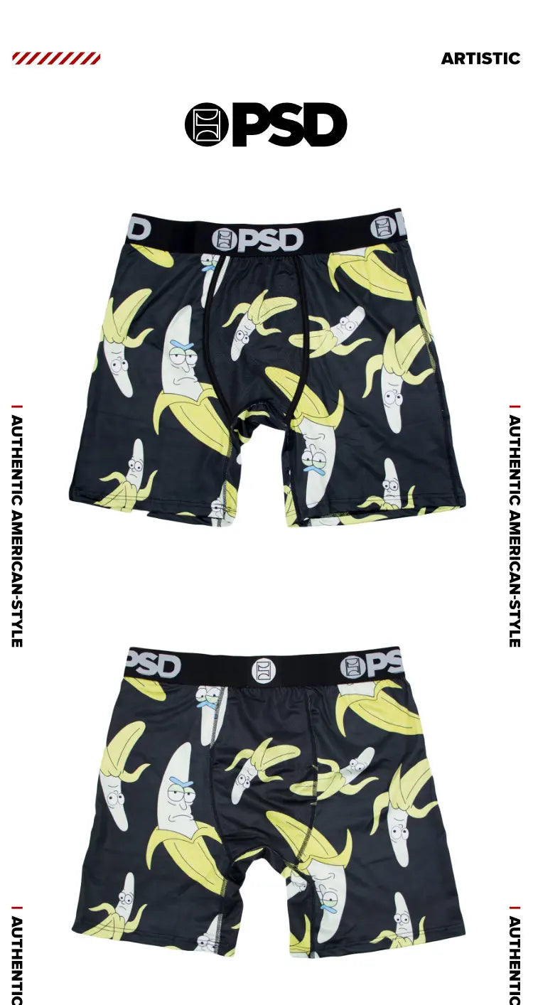 OZPSD Men Sexy Boxers Men Boxershorts Men's Printed Long Boxer Briefs Mens Underpants Plus Size Breathable Man Underwear Panties