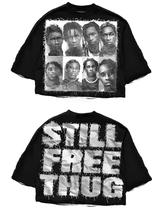 Street T-shirt Y2K Top Rock Hip Hop Graphic Print Oversized T-shirt Men's and Women's Crew Neck Cotton Short-sleeved Top Clothes