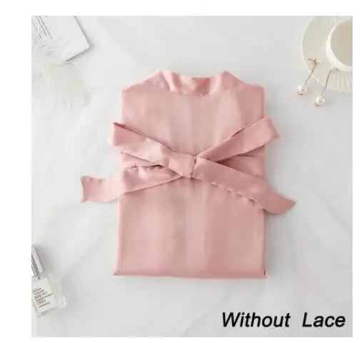 Summer Lace Sleepwear Bride&Bridemaid Wedding Robe Gown Solid Embroidery Kimono Bathrobe Women Casual Home Night Dress M L Xl