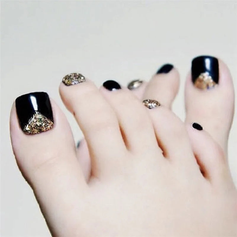 Press On Toenails 2023 Summer False Toenails For girls Cute Nail for Foot Artificial Nail tips Full Cover Nails feet False Nails
