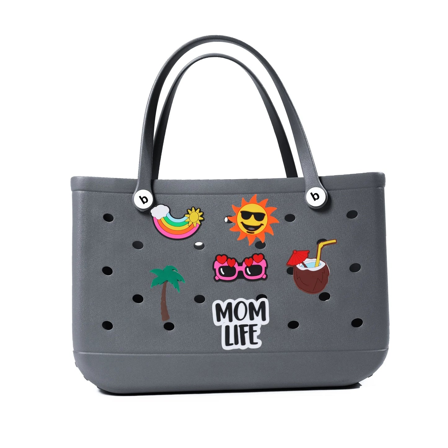 S M XL Eva Beach Bogs Bag Waterproof Extra Large Tote Bag Beach Basket Women Picnic Handbag 48cm XL Tote Bag Rubber shopping Bag