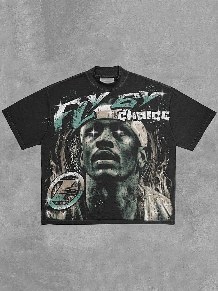 Legendary Basketball Star Trendy Highstreet Men Women T-Shirt Graphics Printed Clothing Casual Loose Tees Tops For Unisex