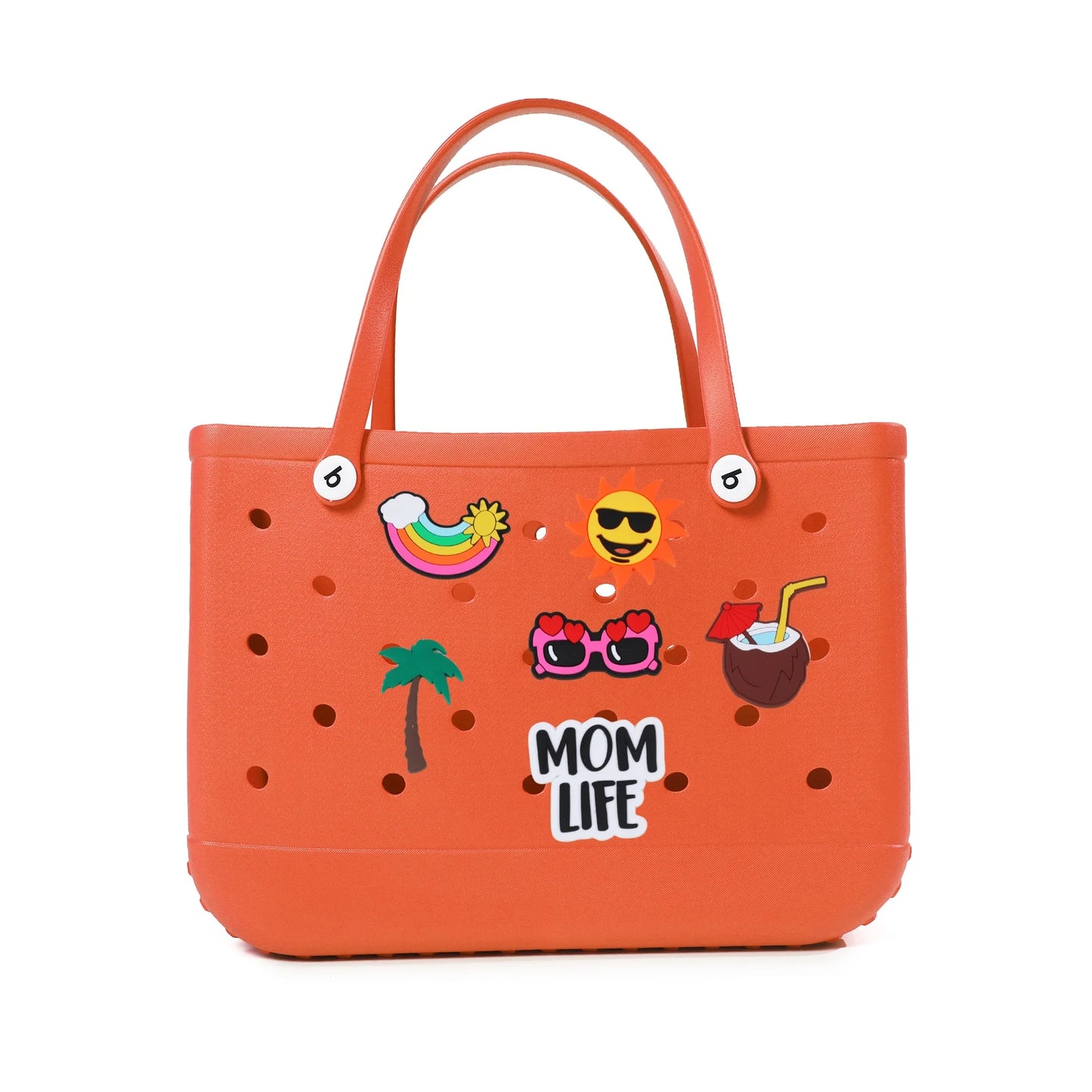 S M XL Eva Beach Bogs Bag Waterproof Extra Large Tote Bag Beach Basket Women Picnic Handbag 48cm XL Tote Bag Rubber shopping Bag