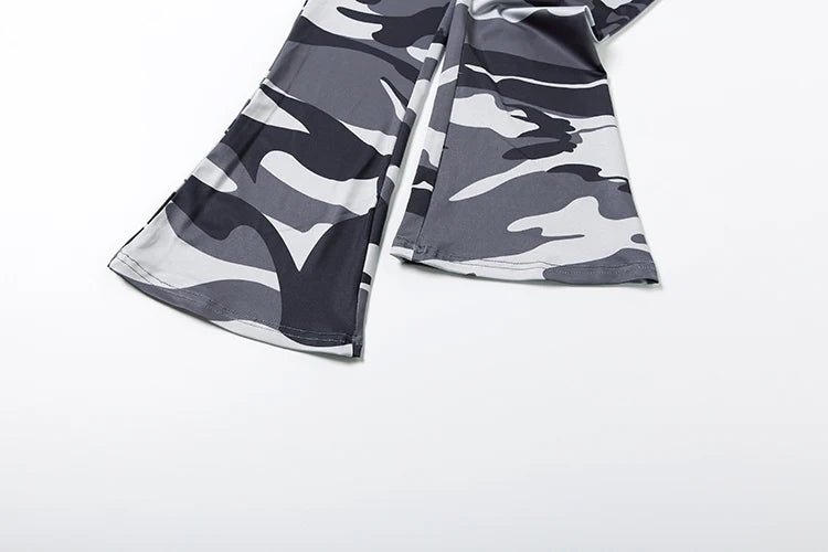 Weird Puss Letter Leopard Print 2 Piece Set Women Casual Zip Hooded Crop Jacke+Leggings Matching Stretch Sporty Street Outfits