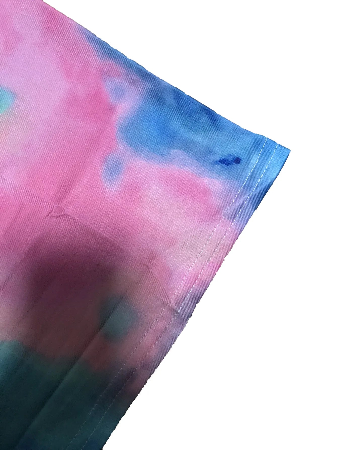 Tie Dye Sexy Two-piece Set, Halter Neck Tie Front Tank Top & High Waist Bodycon Maxi Skirts Set, Women's Clothing