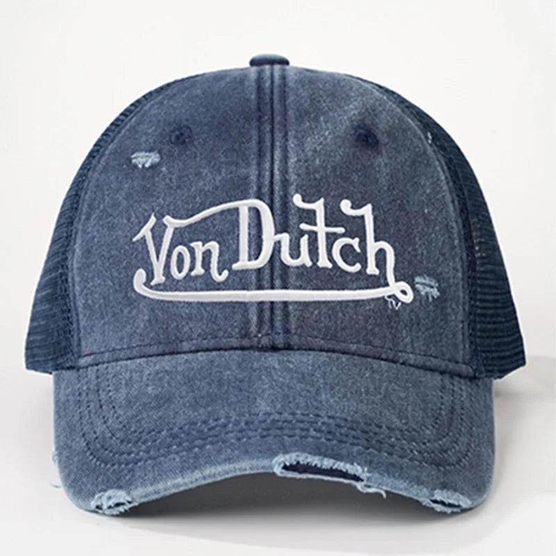 Vintage Distressed Embroidered Baseball Cap, Suitable For All Seasons, Soft And Adjustable Golf Cap, Unisex Baseball Cap, Breath