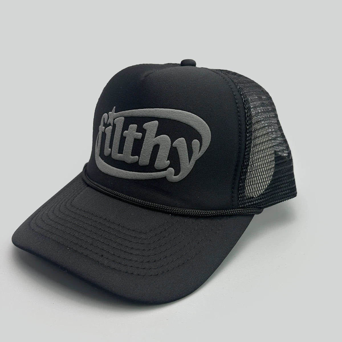 Color Block Filthy Letters Baseball Hats New Unisex Sunshade Color Block Breathable Personal Versatile Mesh Fashion Trucker Caps