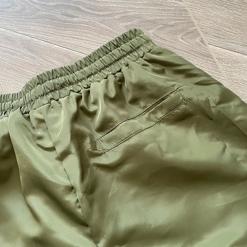 The same embroidered breasted casual sports shorts from SAINT VANITY ins