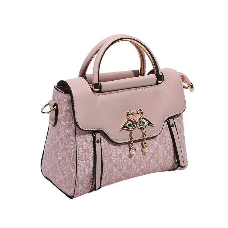 High Quality Bags Fashion Print Leather Shoulder Bag Luxury Design Shoulder Bag Elegant Small Square Bag