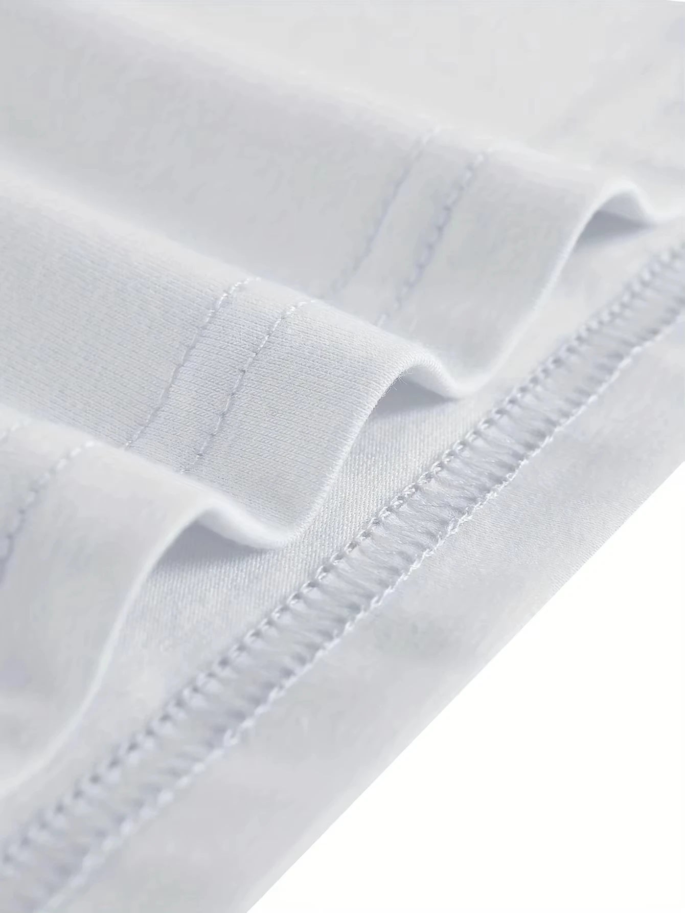 Summer Men's  Pure Cotton Casual Sports Loose and Fashionable Cartoon Bear Pattern Printed Round Neck Short Sleeved T-shirt