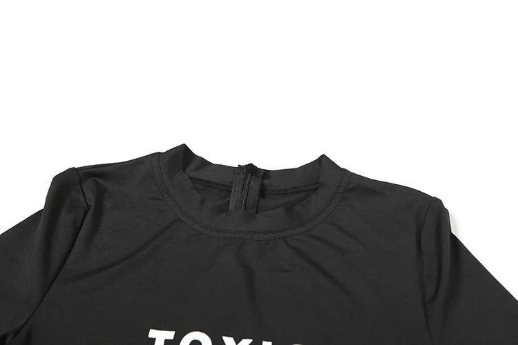 Weird Puss Letter Print Fashion Romper Women Body-Shaping  o-Neck Mini Sleeve Tight Peach Hip Casual Simple Workout Playsuits