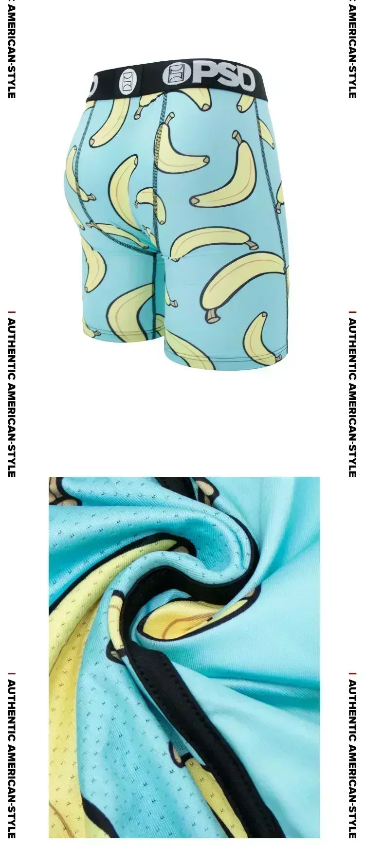 OZPSD 1Pcs Men Underwear Boxer Nylon Breathable Crotch Man Boxer Briefs Sexy Men's Panties Plus Size L-XXL Mens Boxer Underpants