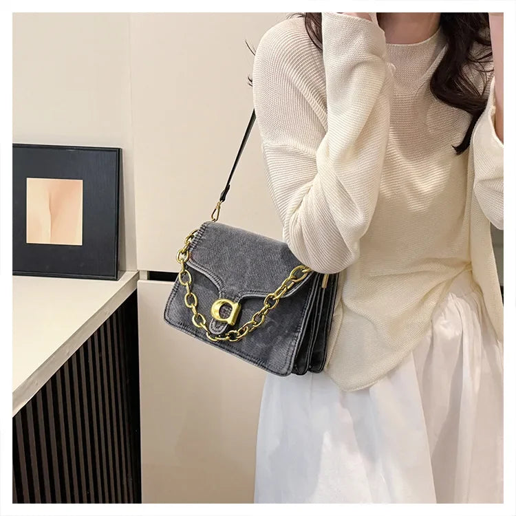 2025 High-Value Retro Women's Canvas Underarm Bag – Trendy Shoulder/Crossbody, Versatile Sophisticated Backpack