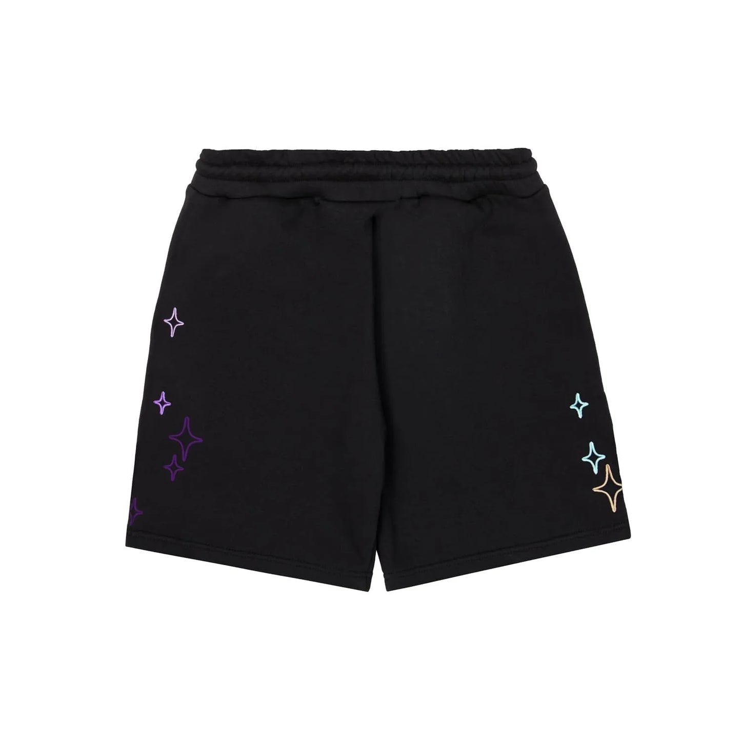 Streetwear Korean Men's Shorts Pants Constellation Graphic Star Print Oversized Jorts Baggy Harajuku Y2k Unisex Clothing Goth BF