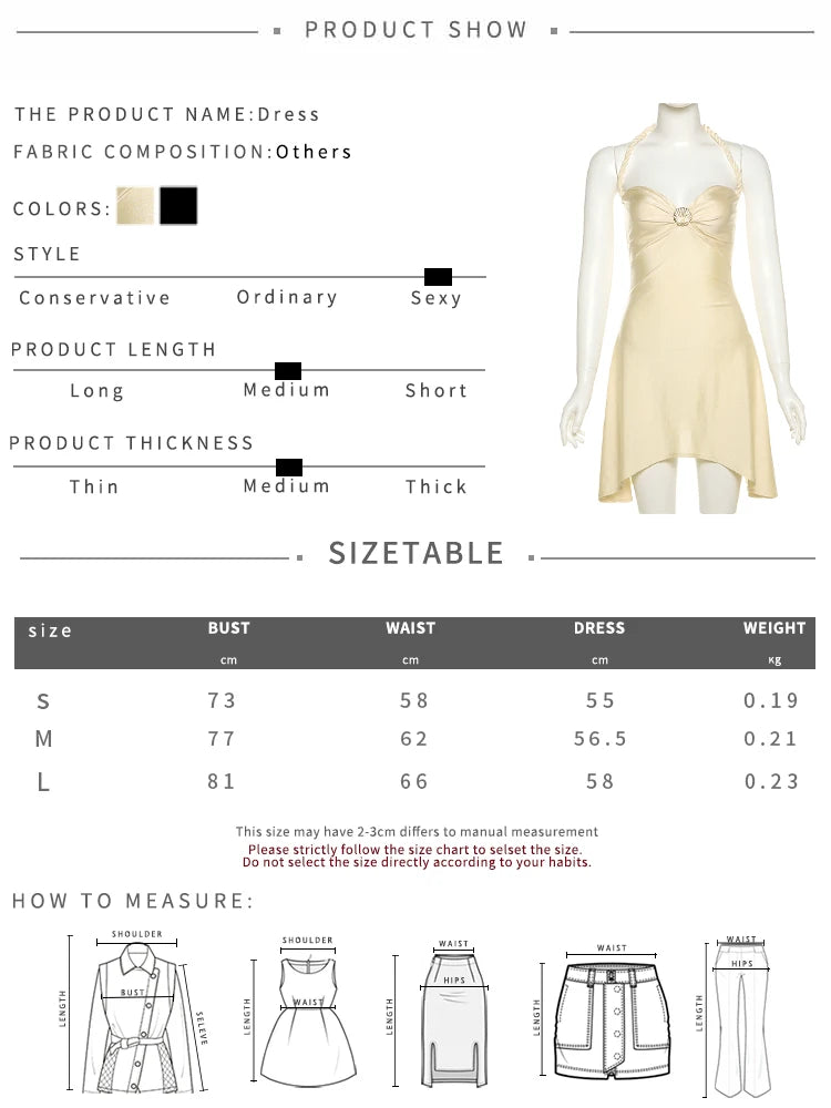 Satin Halter Ruched Irregular Mini Bodycon Dress — Women's Y2K