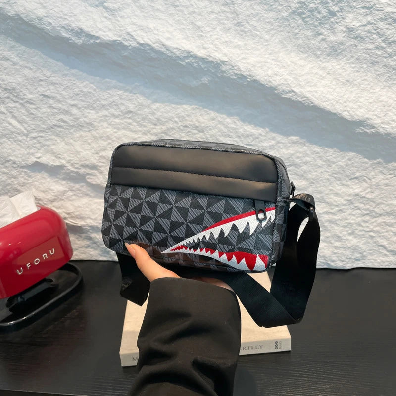 Creative Shark Mouth Crossbody Bag Large Capacity Coin Purse Phone Bag
