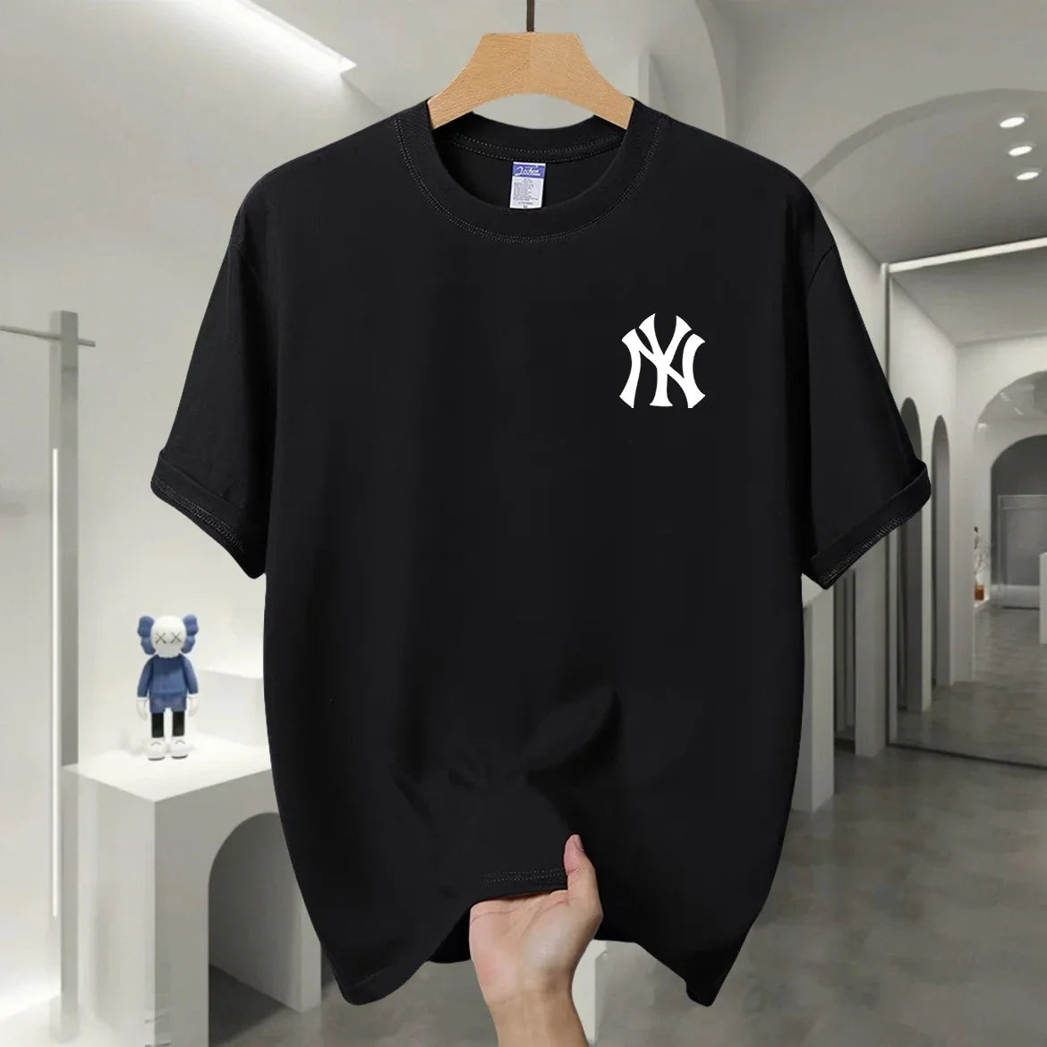 American Yankees Women Couples Short-sleeved T-shirt Large Size Sports Summer Shirt harajuku women clothes t shirt women tops