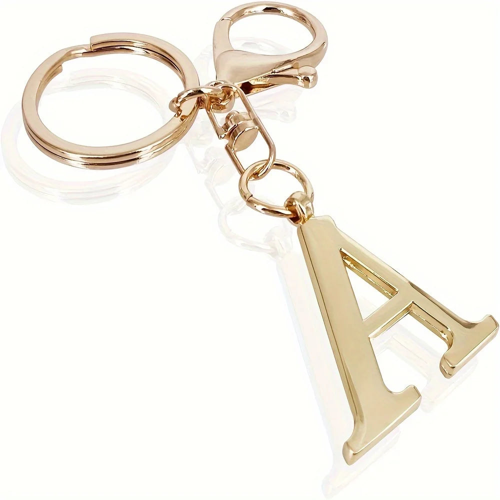 1pc English Letter Keychain Pendant Phone Pendant Key Ring Accessories Lovely Bag Charm for Girls Gift Car Pendant