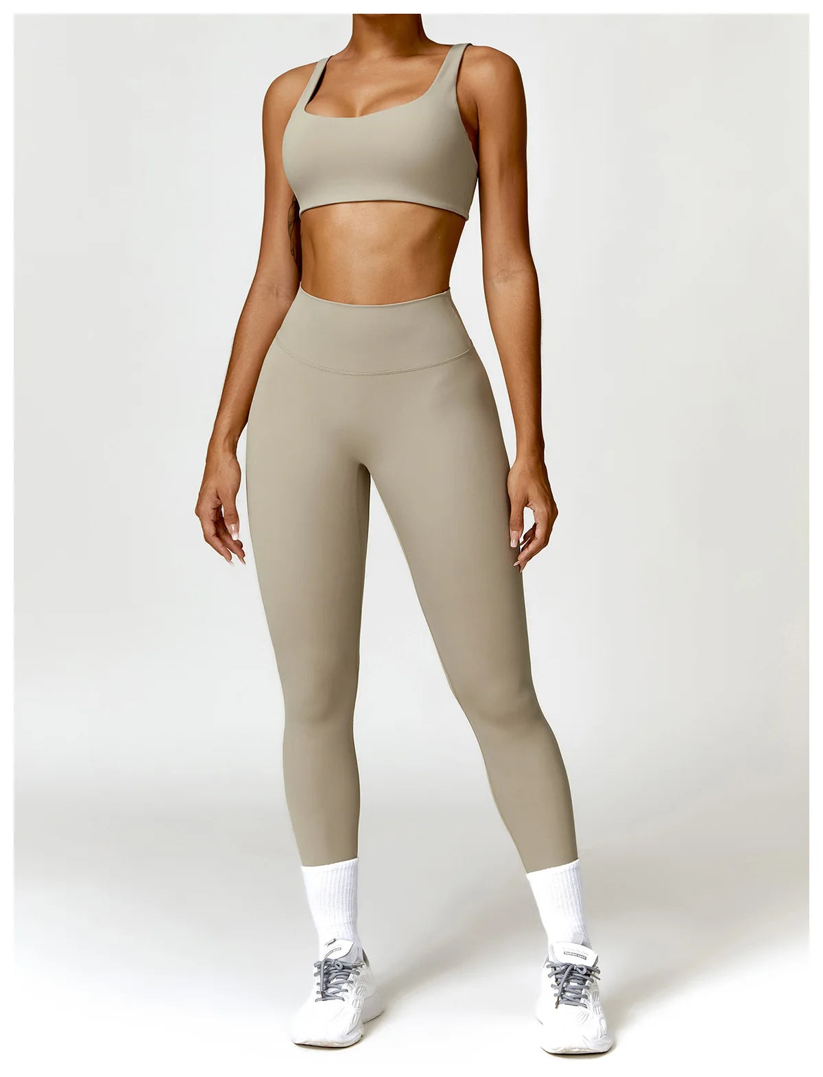 2PCS Yoga Suit Sports Set Women Quick-Drying Gym Set Women Tracksuit Running Workout Long Sleeve Sports Shirt Yoga Clothing