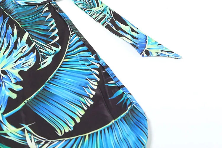 Weird Puss Backless Romper Women Halter Bandage Leopard Print Fit Tight Stretch Summer Sexy Hipster Activity Workout Playsuits