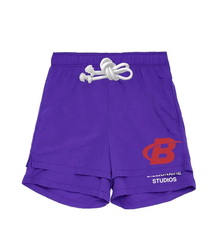 2024 Summer Letter B Print Trendy Tracksuit+sweatpants  Men Oversized Hoodies Sports Suit Loose Shorts Suit Clothes