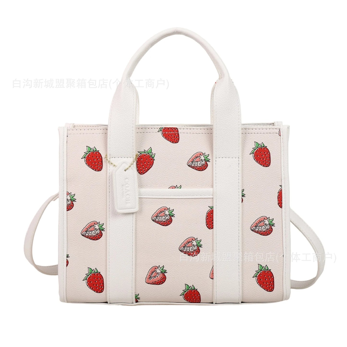 2025 New! Large Capacity Tote Bag - Simple Stylish, Cute Korean Style, Trendy Printed
