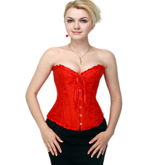 Women's Corset Corset Floral Corset Lace Bridal Gown Shapewear Vintage Corset Sexy Gothic Corset Satin Carnival Tops