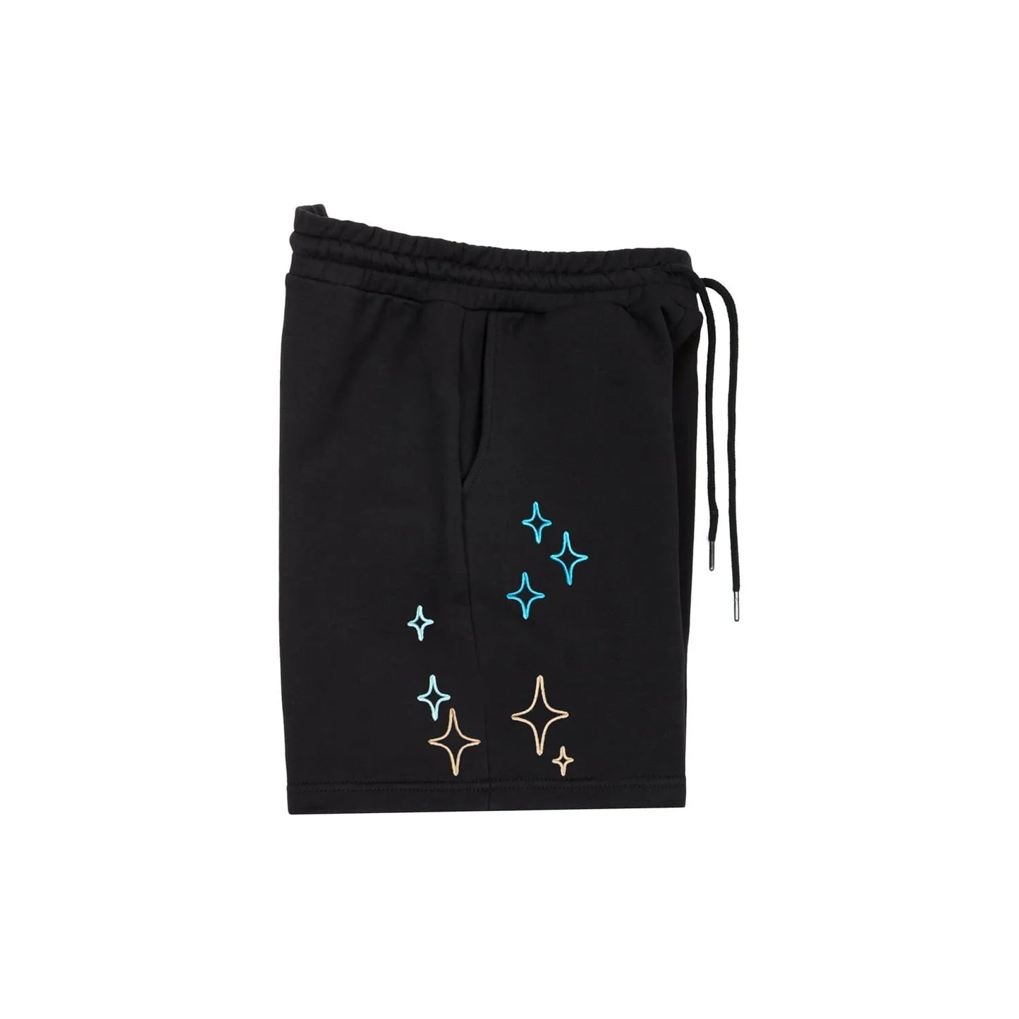 Streetwear Korean Men's Shorts Pants Constellation Graphic Star Print Oversized Jorts Baggy Harajuku Y2k Unisex Clothing Goth BF