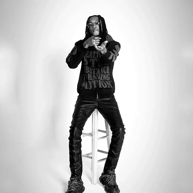 Y2K  Clothes  Foam Printed High Street Hip-Hop Loose Zipper Hoodie Men Gothic Harajuku Casual Street Oversized Sweatshirt Unisex