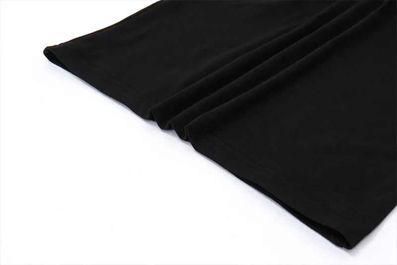 WhereMery Summer Women Black Slim Halter Tank Top Y2K Sexy Square-neck Pleated Backless Crop Tops Casual Sleeveless Bodycon Vest