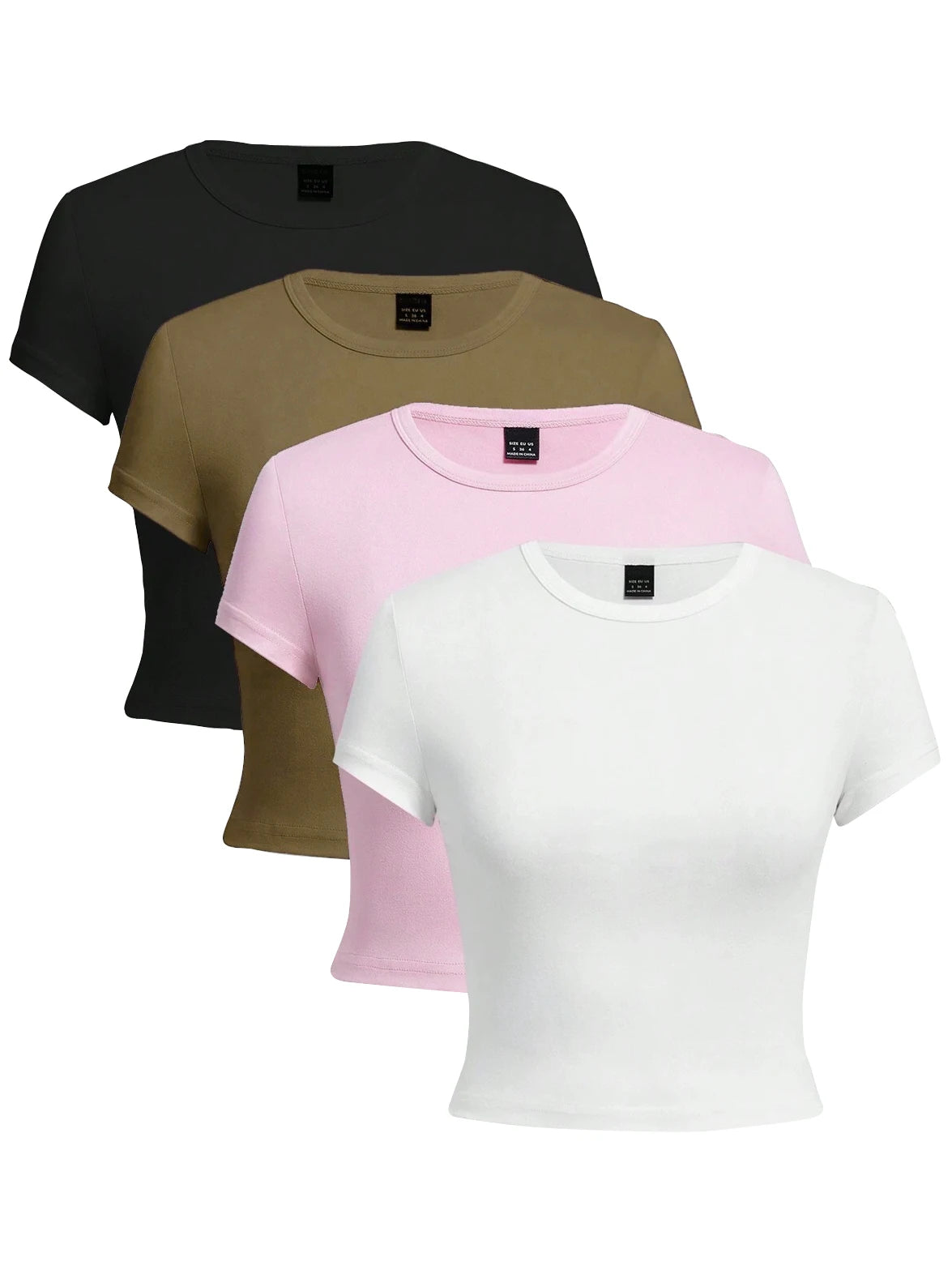 Blessed Creativity Letter T Shirt Women Street Casual Tees Soft Tight Fitting Short T-Shirt Elastic Comfortable Tee Clothes