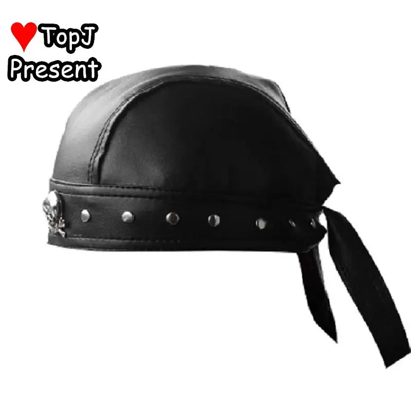 Women Lolita Y2k Steam Punk Gothic Harajuku Subculture Girl Riveted Motorcycle Hat Trendy Men's Personality Beret Stage Rock Hat