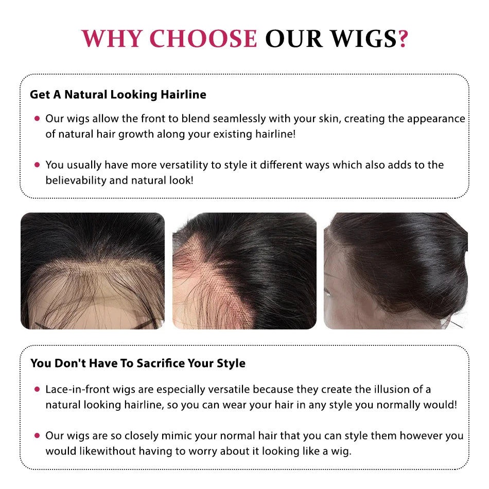 Blue Colored Human Hair Wig 13x4 Lace Frontal Wigs Straight Lace Front Human Hair Wig For Women Brazilian Remy Human Hair Wig