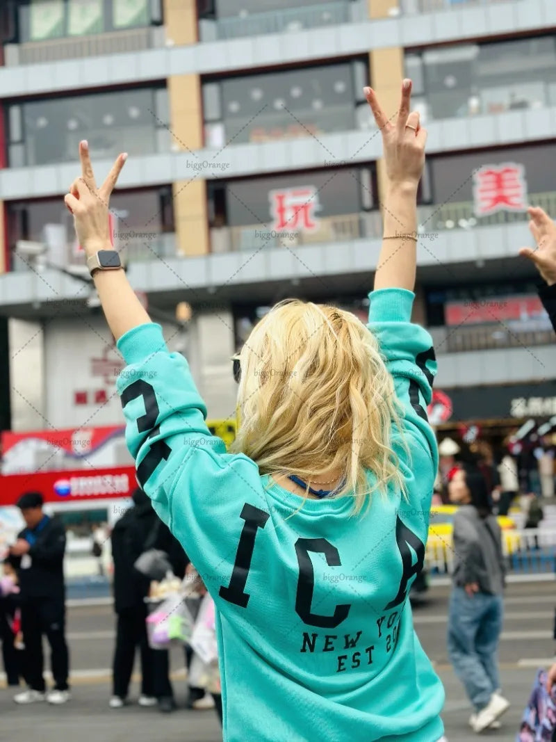 Casual Loose Harajuku Y2K Retro Letter Hoodie Women 2025 American New Street Hip-hop Fashion Punk Oversized Sweatshirt Men