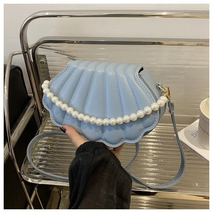 Korean-style Chic Single-shoulder Bag, Niche Trend Shell Bag, Fashionable and Simple Crossbody Bag 2025 Summer New Bag for Women