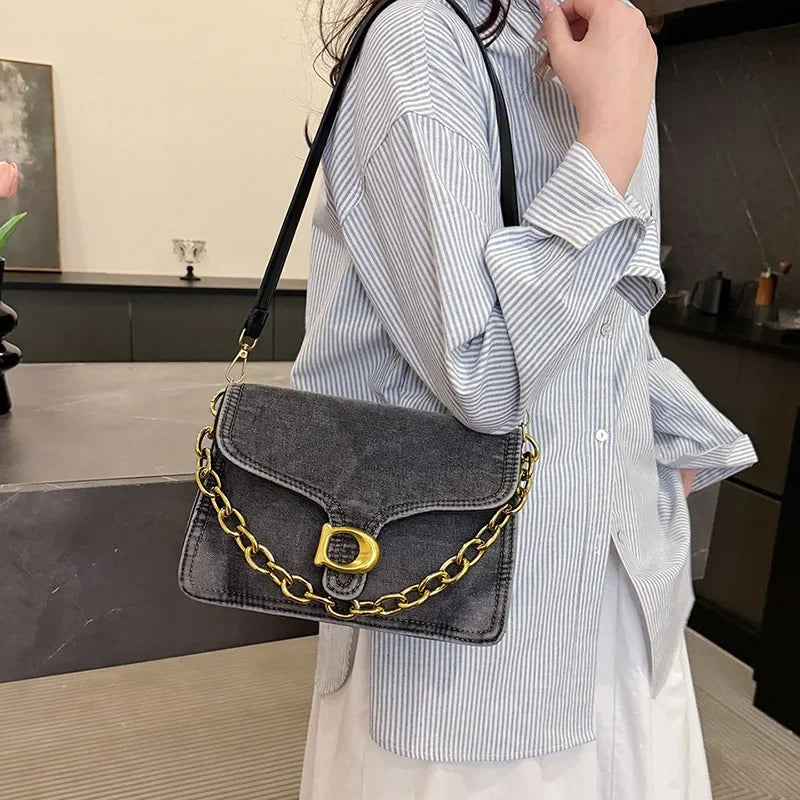 2025 High-Value Retro Women's Canvas Underarm Bag – Trendy Shoulder/Crossbody, Versatile Sophisticated Backpack