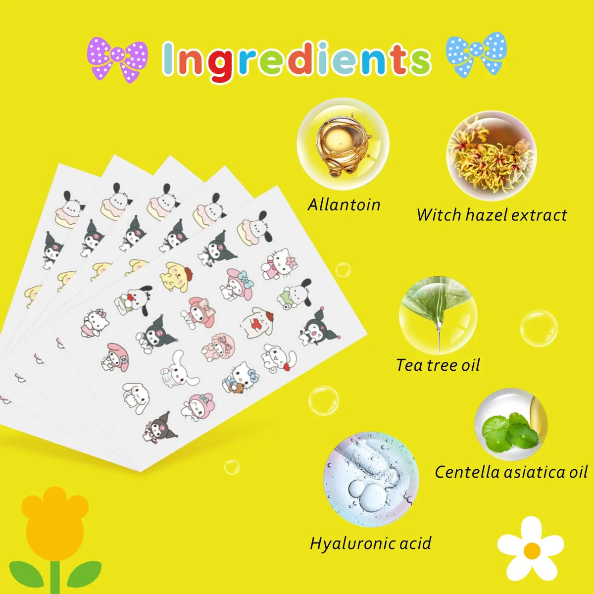 Acne patches, acne stickers, facial acne patches, concealer, concealer stickers 100PCS hello kitty