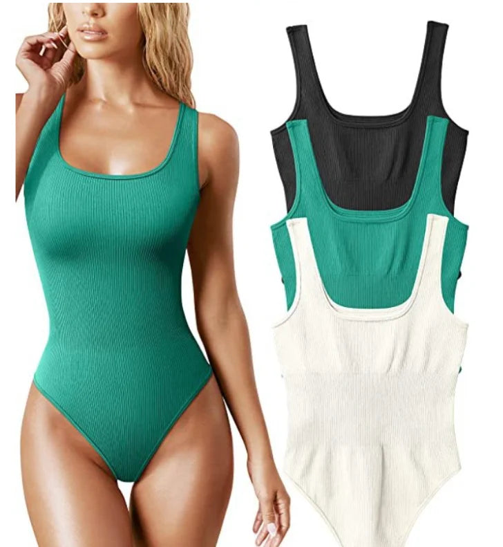 summer solid sexy bodycon women bodysuits female Knit slim casual bodysuit chic lady club short playsuits femme