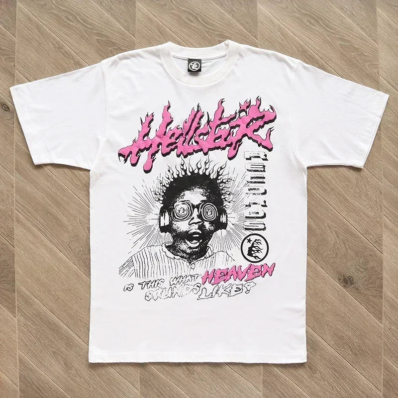 HS Like Heaven Tee ins. Same European and American fashion short-sleeved T-shirt