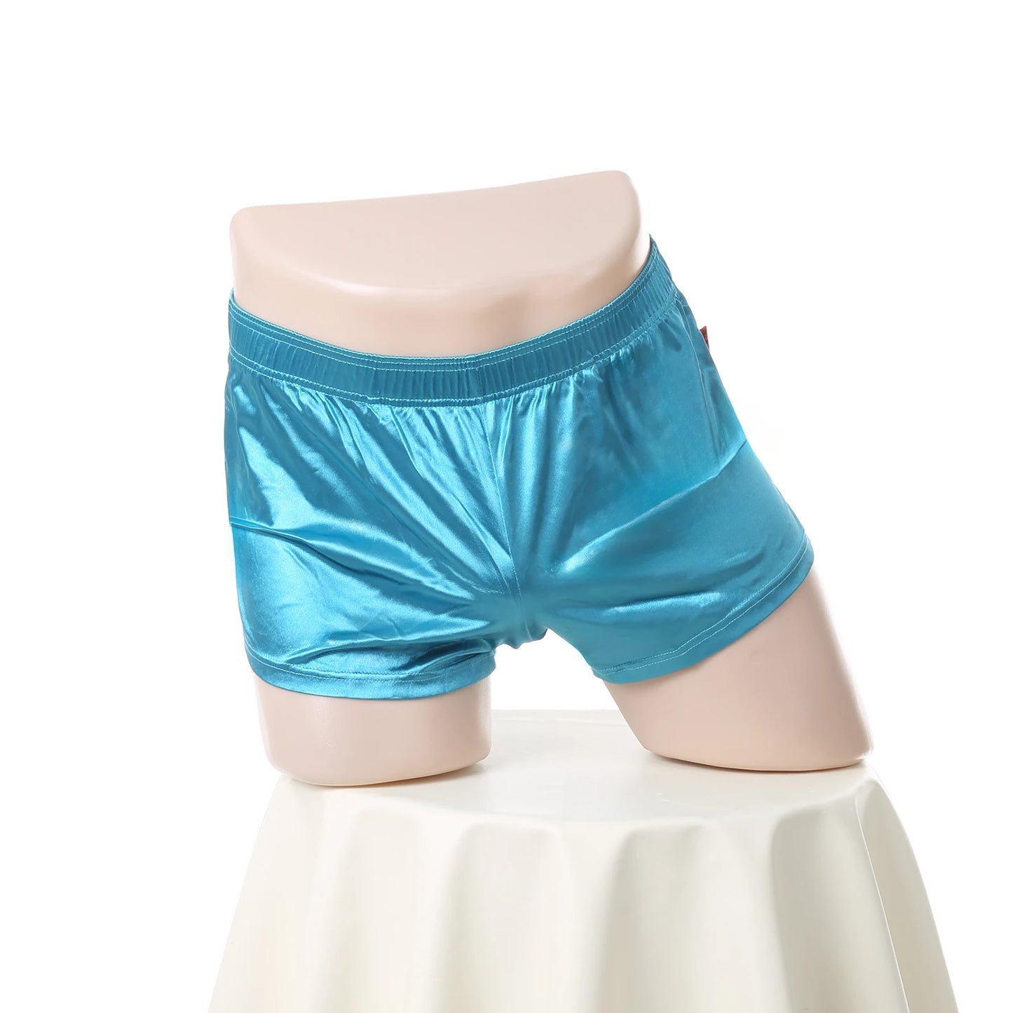 Sexy Sleepwear Nightwear Satin Short Pants Men Underwear Lounge Pajamas Homewear Sleep Bottoms Boxershorts