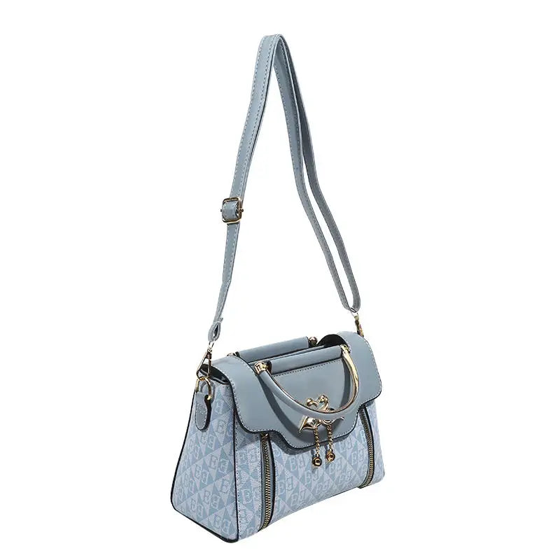 High Quality Bags Fashion Print Leather Shoulder Bag Luxury Design Shoulder Bag Elegant Small Square Bag