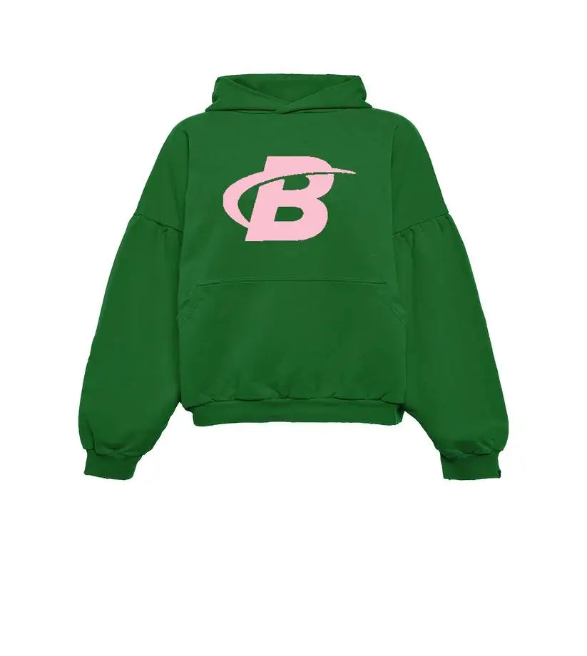 2024 Summer Letter B Print Trendy Tracksuit+sweatpants  Men Oversized Hoodies Sports Suit Loose Shorts Suit Clothes