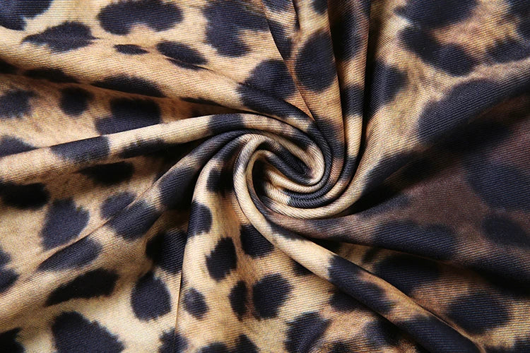 Weird Puss Peach Buttocks Jumpsuit Women Backless Leopard Print Shorts Sleeve Fitness Summer Trend Streetwear Workout Overalls